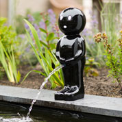 Fontaine de jardin BOY - H.67 cm - Noir - Ubbink